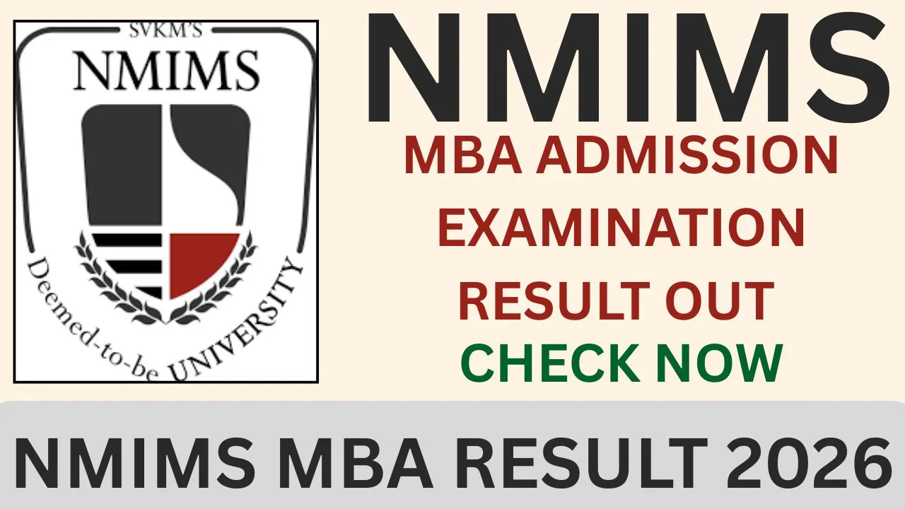 NMIMS MBA RESULT 2026