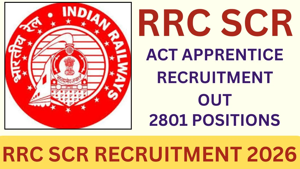 RRC SCR RECRUITMENT 2026