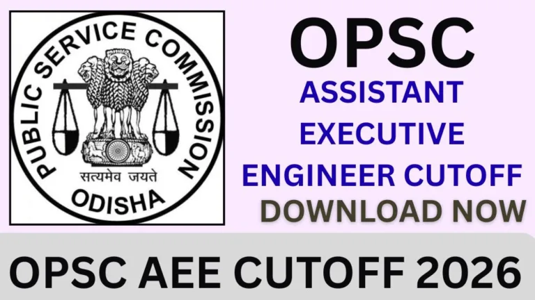 OPSC AEE CUTOFF 2026